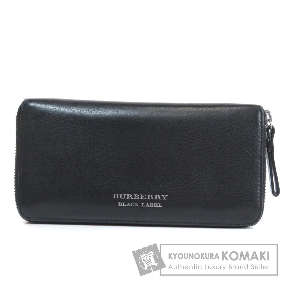 Burberry Black Label Long Wallet Leather
